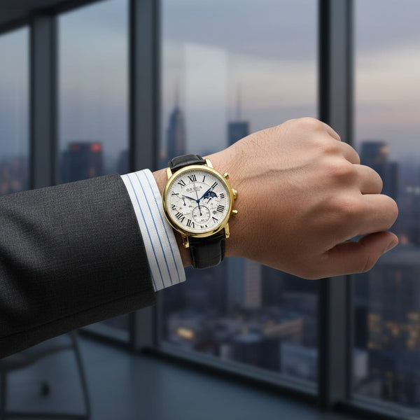Orsga Axis Belt 9399 Black Gold White