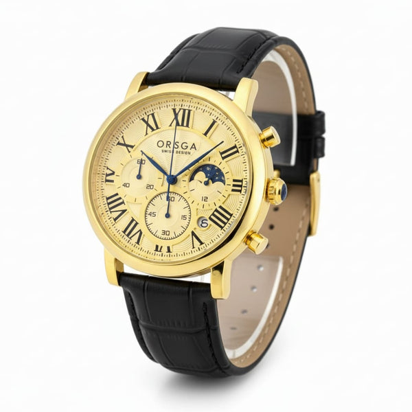Orsga Axis Belt 9399 Black Gold