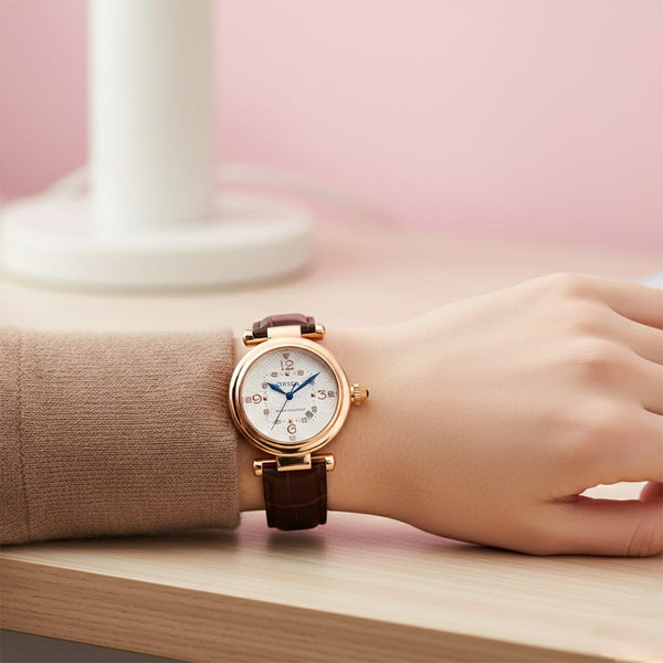 Orsga Flair Belt 9989 Brown Rose Gold